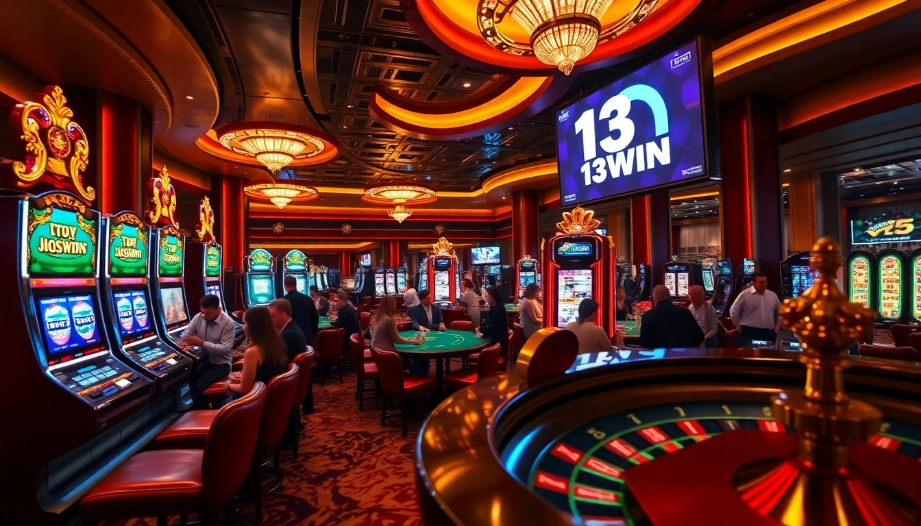 13WIN players win big at an electric casino night with thrilling games.